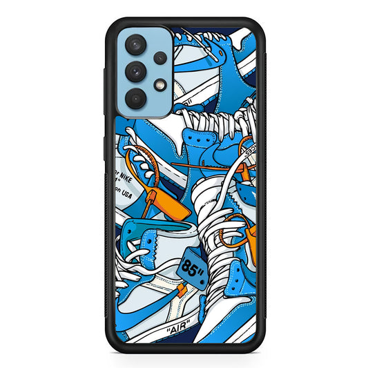 Nike Air Blue Samsung Galaxy A32 Case-Xtracase