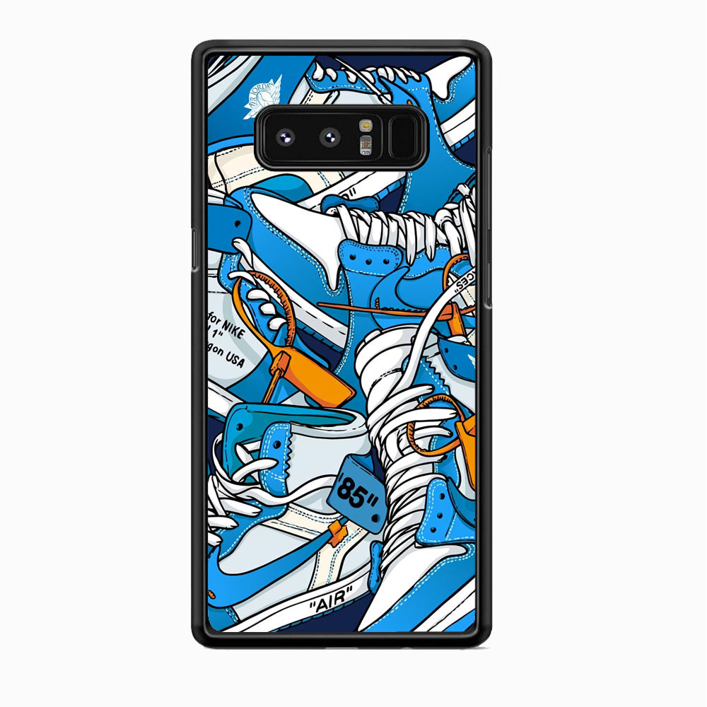 Nike Air Blue Samsung Galaxy Note 8 Case-Xtracase