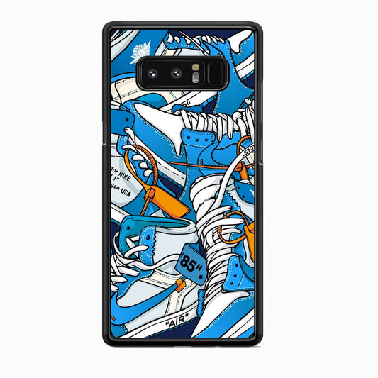 Nike Air Blue Samsung Galaxy Note 8 Case-Xtracase