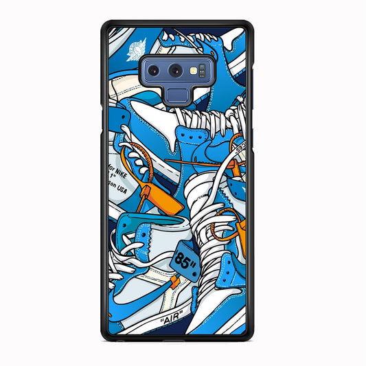 Nike Air Blue Samsung Galaxy Note 9 Case-Xtracase