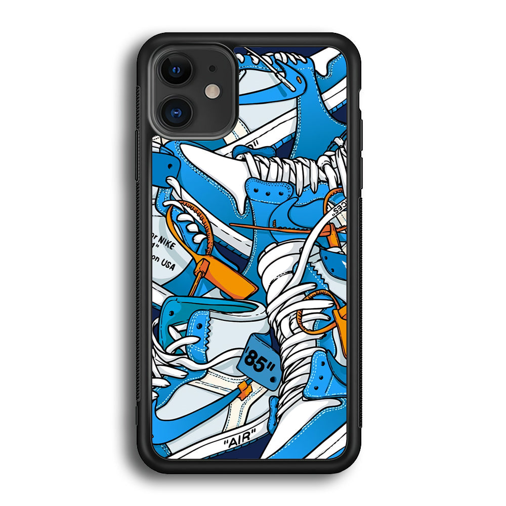 Nike Air Blue iPhone 12 Case-Xtracase