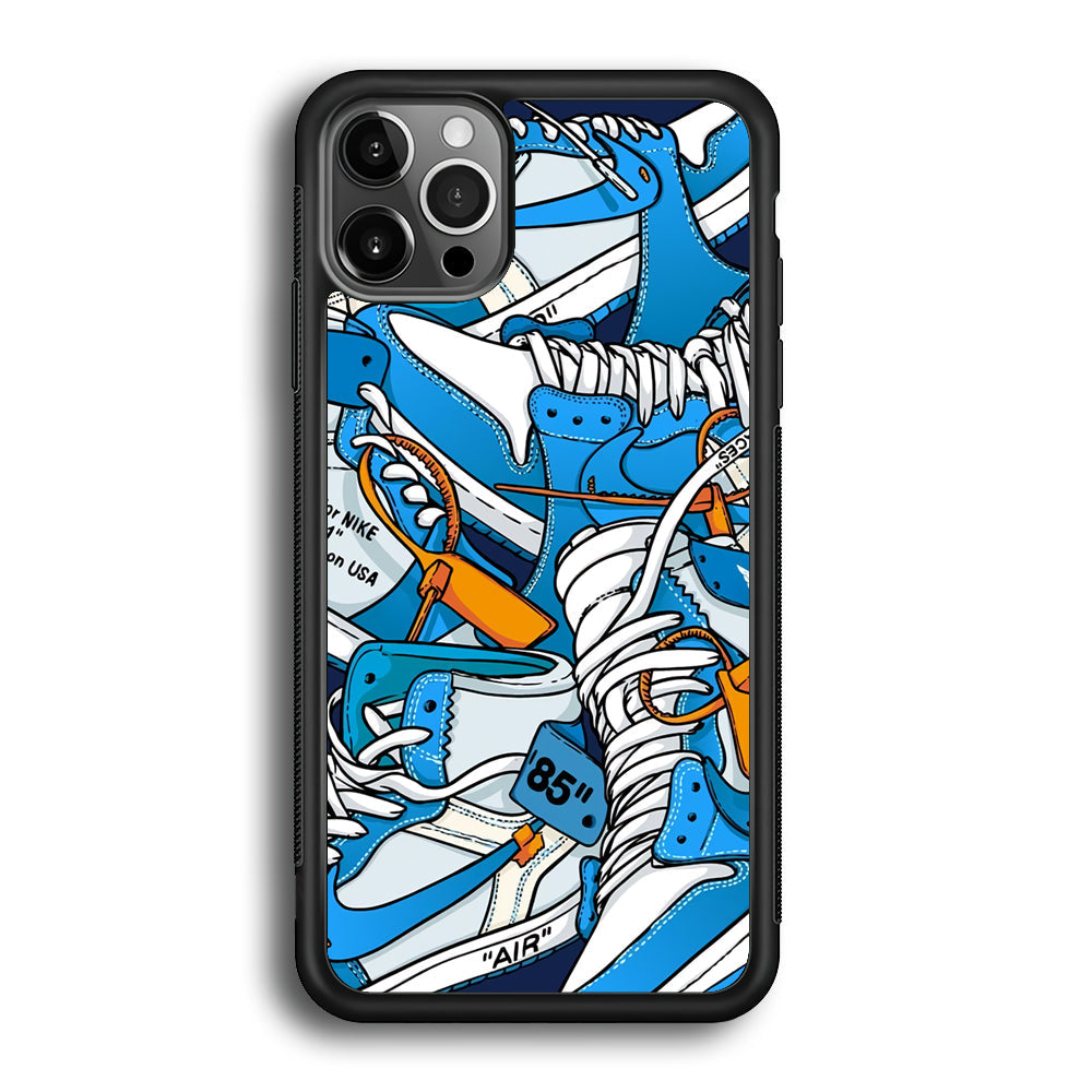 Nike Air Blue iPhone 12 Pro Case-Xtracase