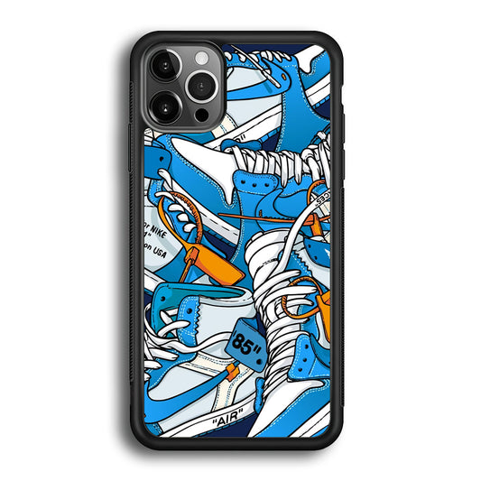 Nike Air Blue iPhone 12 Pro Case-Xtracase