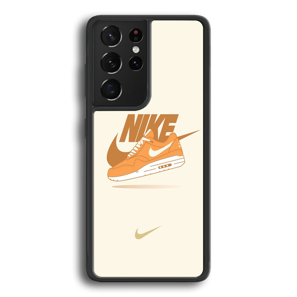 Nike Air Max Cream Shoes Samsung Galaxy S21 Ultra Case-Xtracase