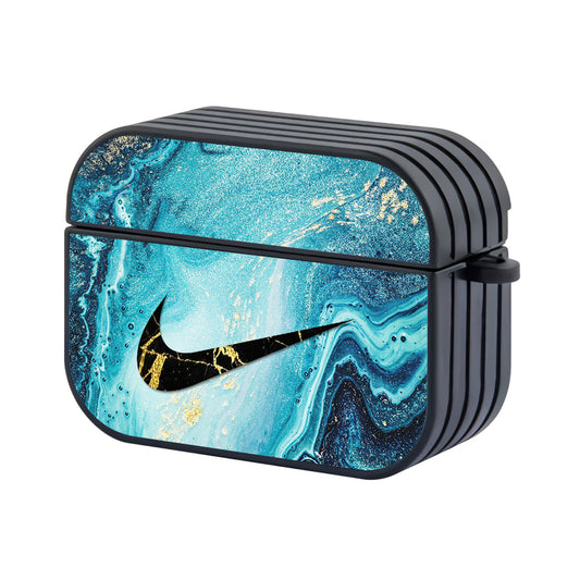 Nike Black Gold in Marble Apple Airpods Pro 2 Case - Xtracase