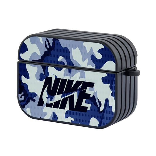 Nike Blue Camouflage Camo Apple Airpods Pro 3 Case - Xtracase