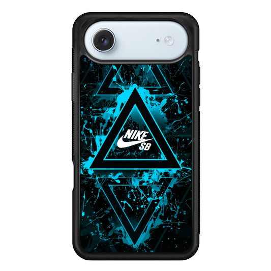 Nike Blue Paint Triangle iPhone 17 Air Case - Xtracase