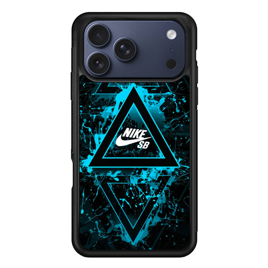 Nike Blue Paint Triangle iPhone 17 Pro Case - Xtracase