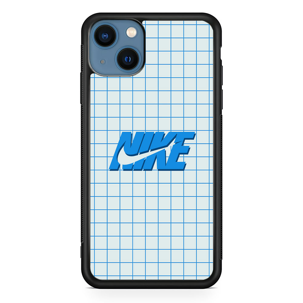 Nike Blue Square Spot iPhone 13 Case-Xtracase