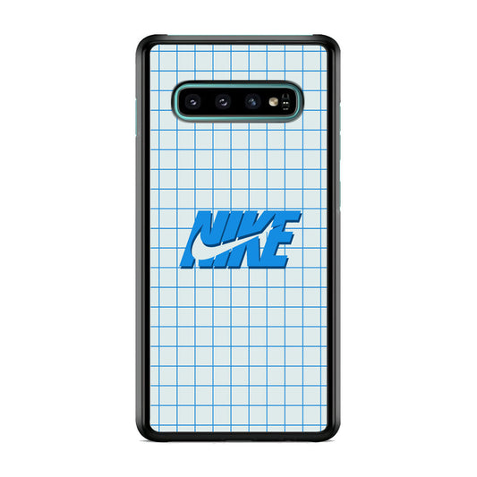 Nike Blue Square Spot Samsung Galaxy S10 Plus Case-Xtracase