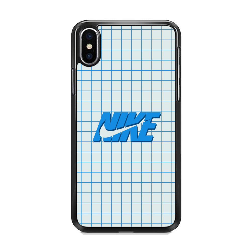 Nike Blue Square Spot iPhone Xs Case-Xtracase
