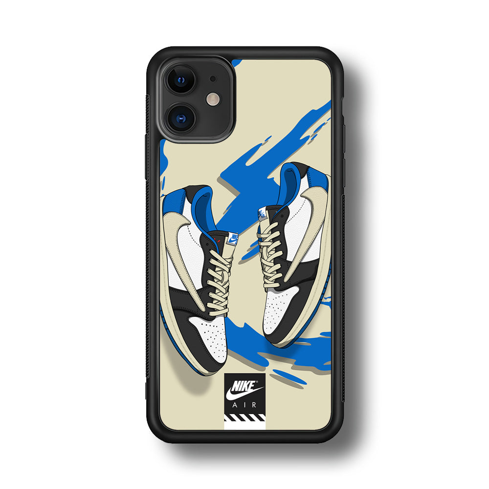 Nike Blue Whirlwind iPhone 11 Case-Xtracase