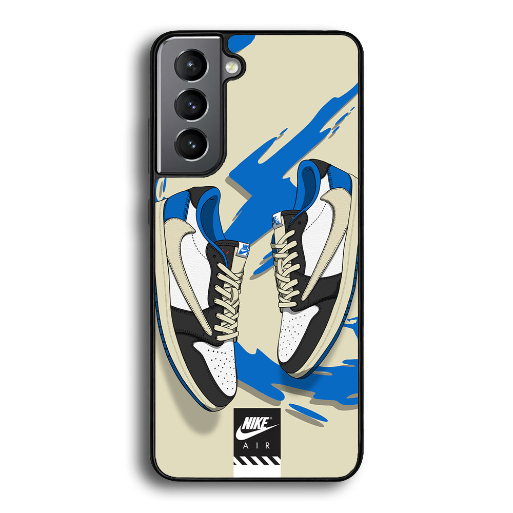 Nike Blue Whirlwind Samsung Galaxy S21 Plus Case-Xtracase