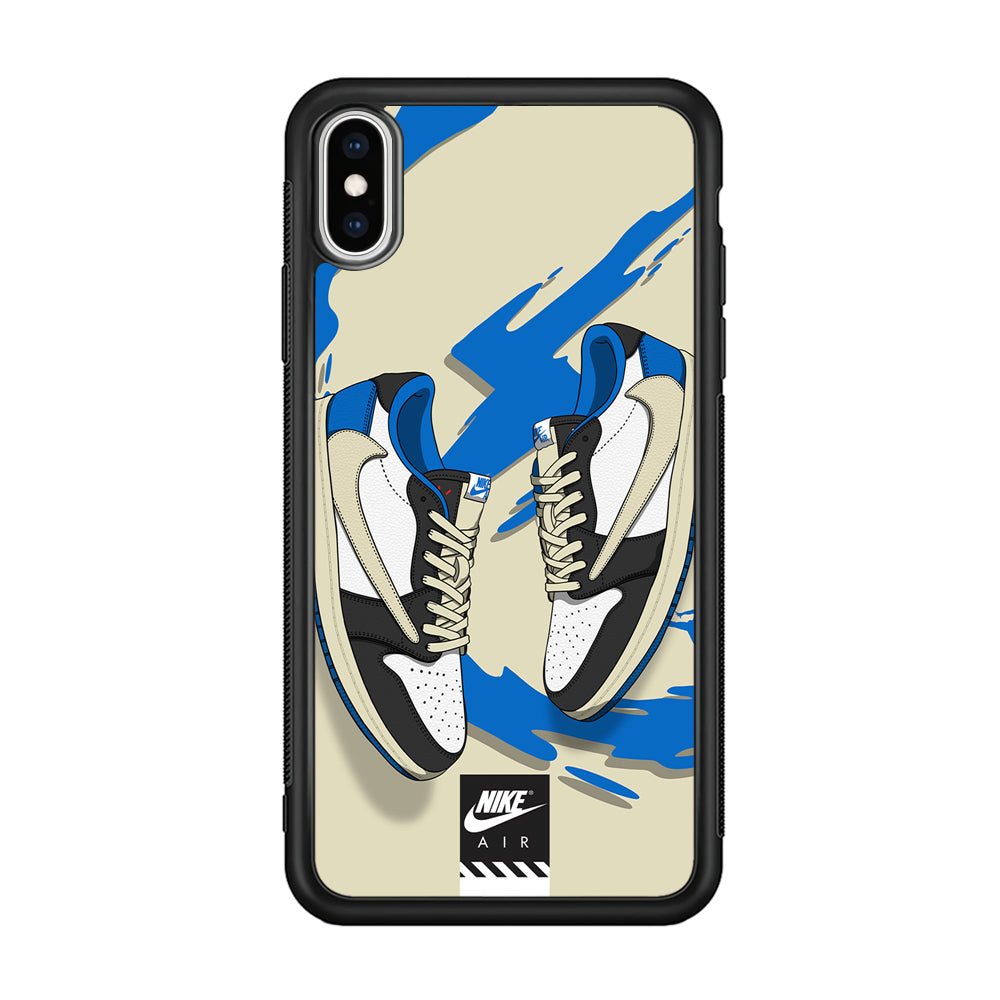 Nike Blue Whirlwind iPhone Xs Case-Xtracase