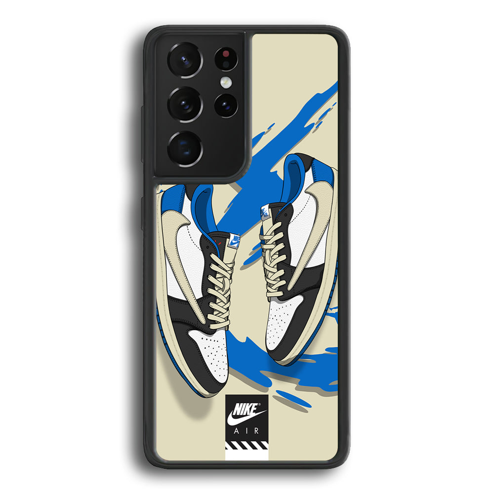 Nike Blue Whirlwind Samsung Galaxy S25 Ultra Case-Xtracase