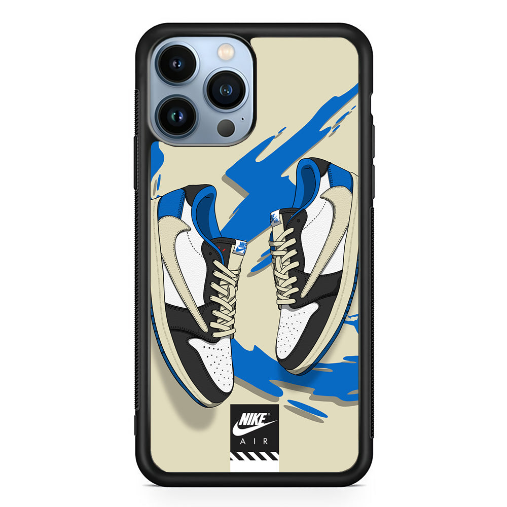 Nike Blue Whirlwind iPhone 14 Pro Case-Xtracase
