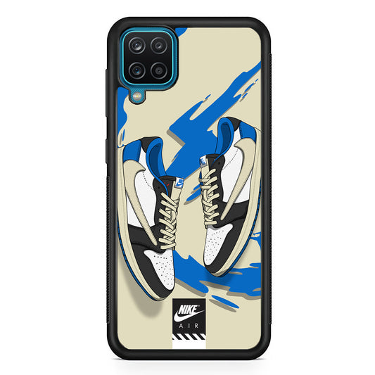 Nike Blue Whirlwind Samsung Galaxy A12 Case-Xtracase
