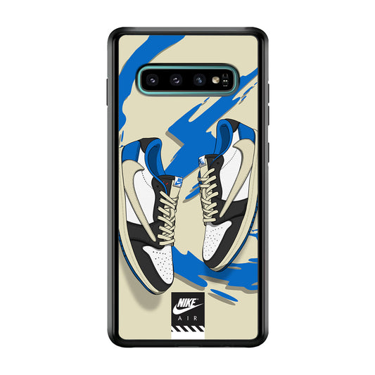 Nike Blue Whirlwind Samsung Galaxy S10 Case-Xtracase