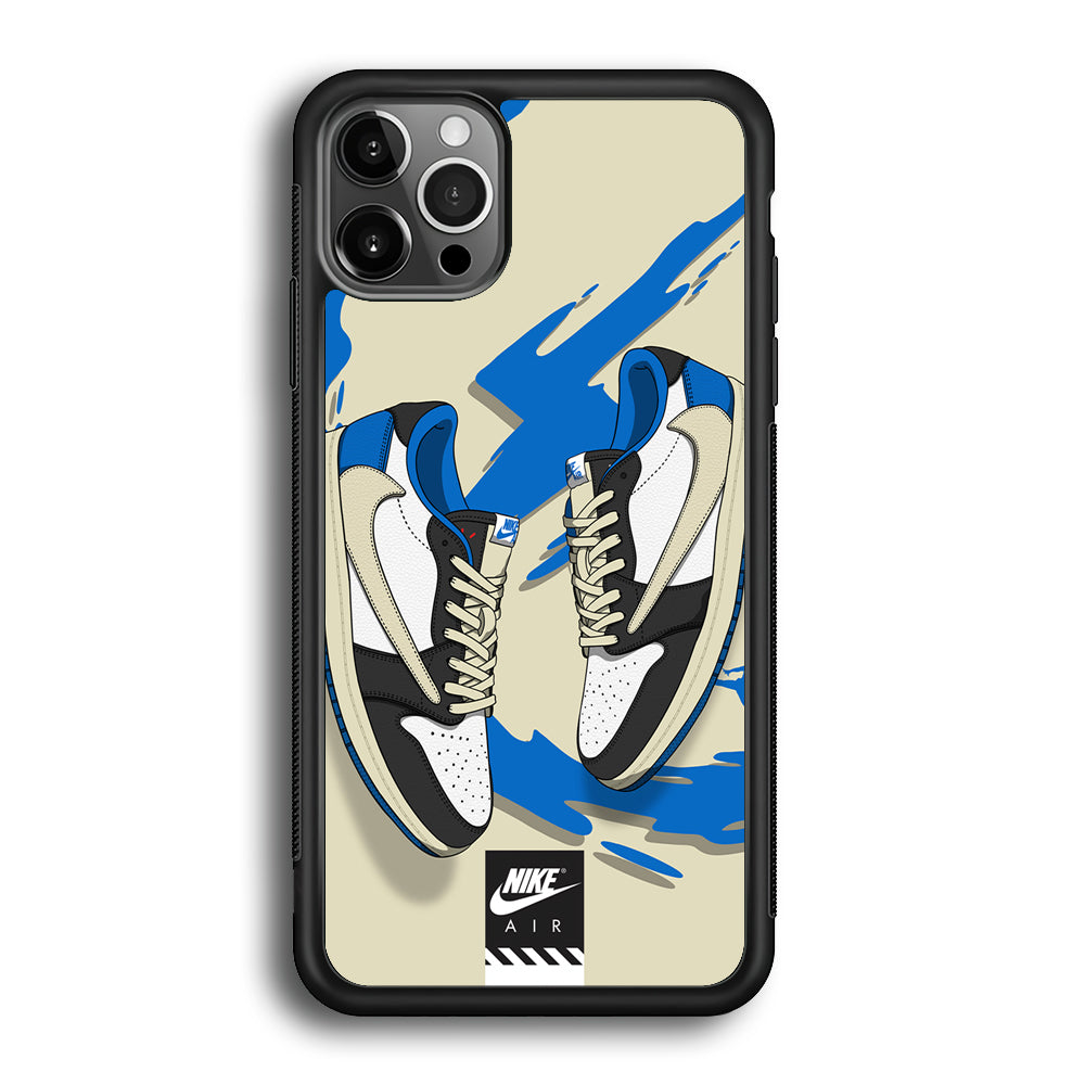 Nike Blue Whirlwind iPhone 12 Pro Case-Xtracase