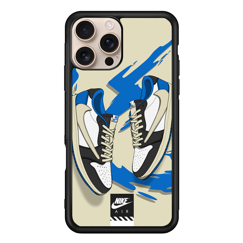 Nike Blue Whirlwind iPhone 16 Pro Case - Xtracase