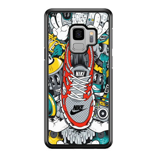 Nike Blue Square Spot Samsung Galaxy S9 Case-Xtracase