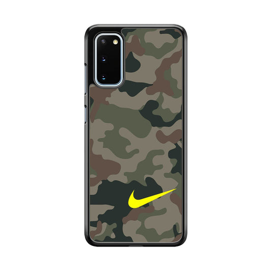 Nike Camo Yellow Alert Samsung Galaxy S20 Case-Xtracase