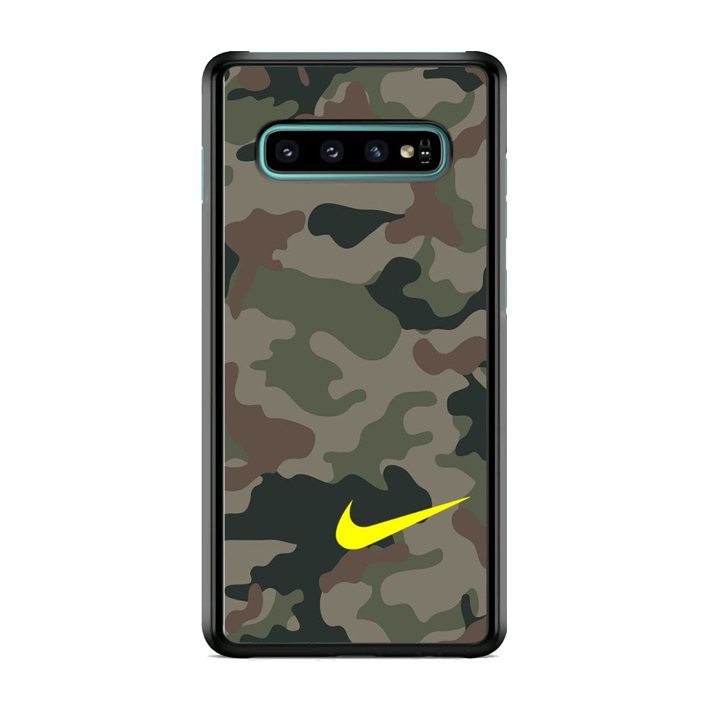 Nike Camo Yellow Alert Samsung Galaxy S10 Plus Case-Xtracase