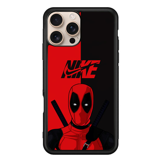 Nike Deadpool Red Grey iPhone 16 Pro Case - Xtracase