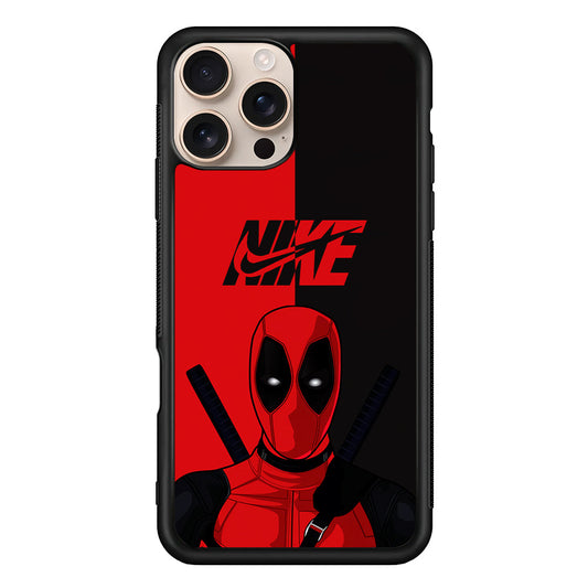 Nike Deadpool Red Grey iPhone 16 Pro Max Case - Xtracase