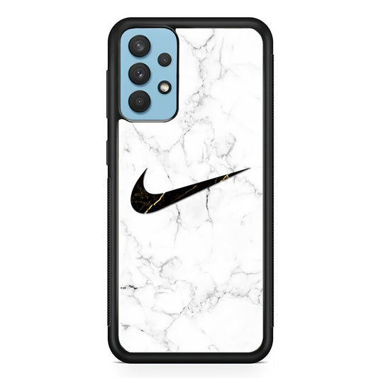 Nike Gold Line in Marble Samsung Galaxy A32 Case-Xtracase