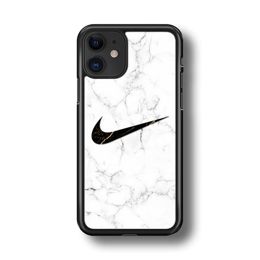 Nike Gold Line in Marble iPhone 11 Case-Xtracase