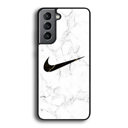 Nike Gold Line in Marble Samsung Galaxy S21 Plus Case-Xtracase