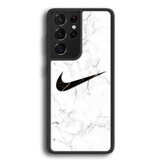 Nike Gold Line in Marble Samsung Galaxy S21 Ultra Case-Xtracase
