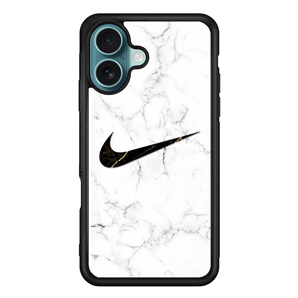 Nike Gold Line in Marble iPhone 17 Case - Xtracase