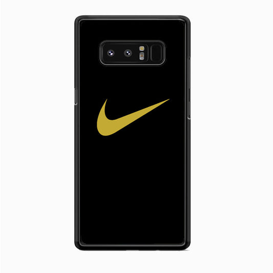 Nike Gold Logo Black Samsung Galaxy Note 8 Case-Xtracase