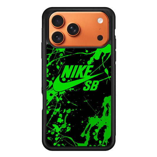 Nike Green Paint Splash iPhone 17 Pro Max Case