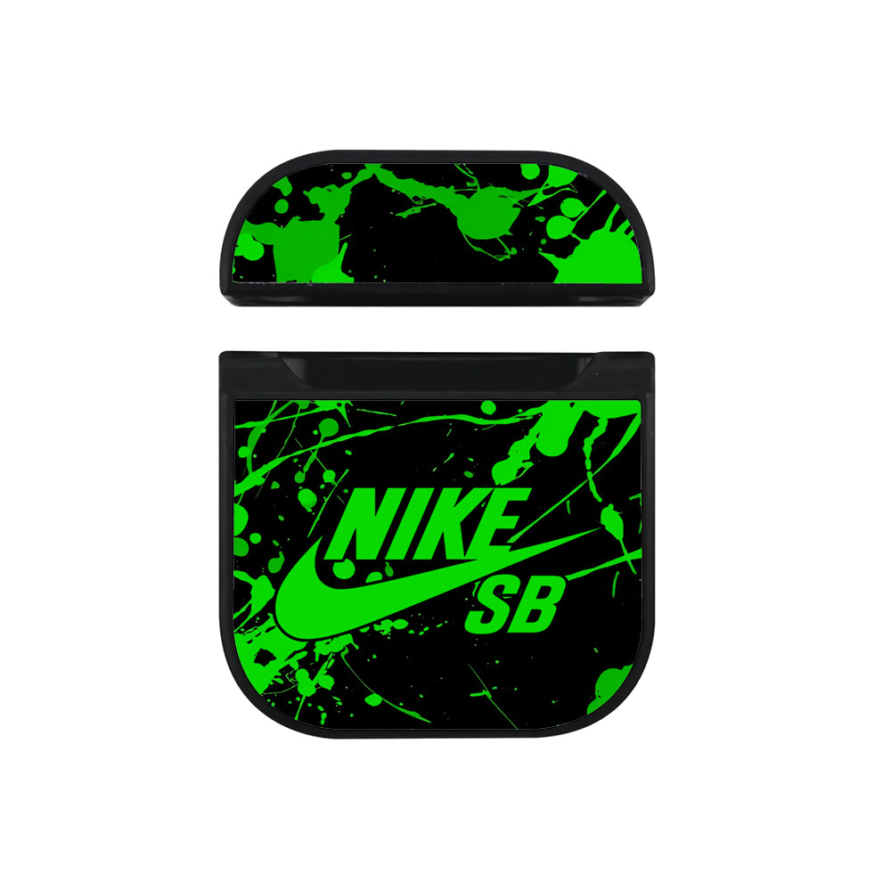 Nike Green Splash Abstract Apple AirPods Case - Xtracase