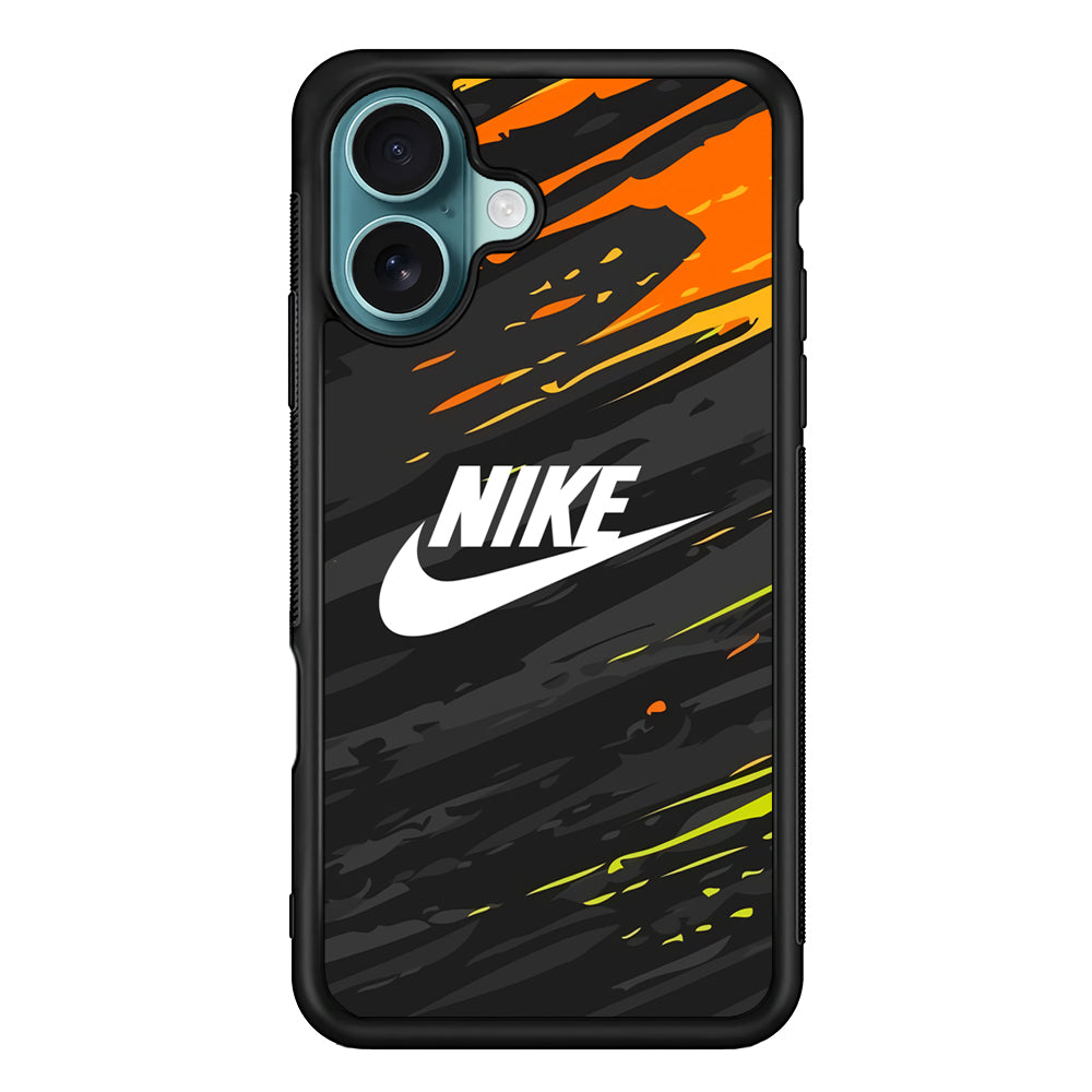 Nike Grey Dominant Abstract iPhone 16 Plus Case - Xtracase