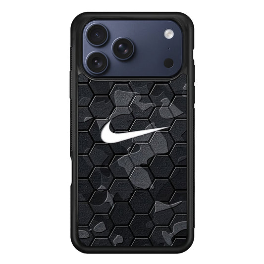 Nike Hexagon Pattern Camo iPhone 17 Pro Case - Xtracase
