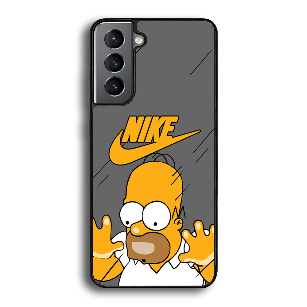Nike Homer Simpson Character Samsung Galaxy S21 Case-Xtracase
