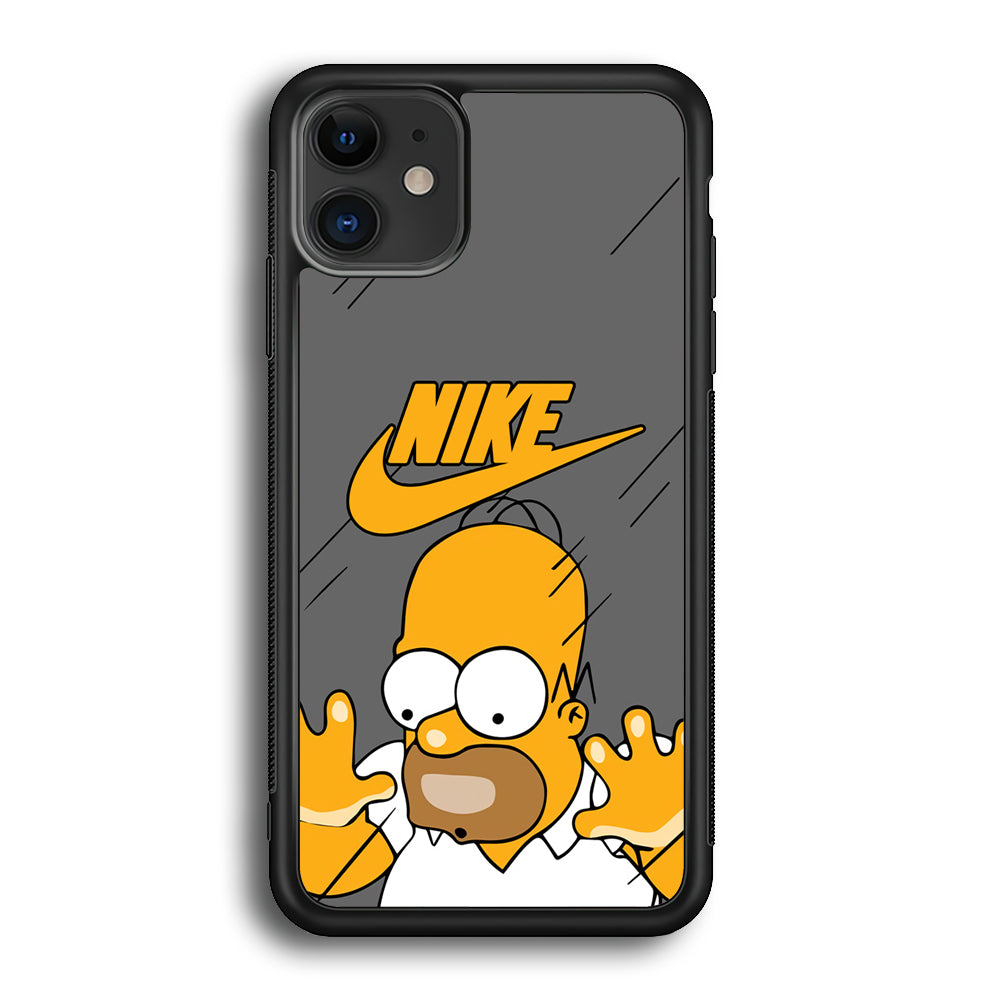 Nike Homer Simpson Character iPhone 12 Case-Xtracase