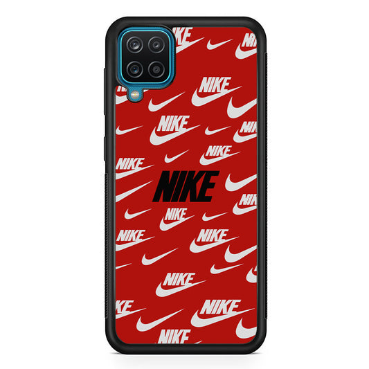 Nike Irregular Emblem Samsung Galaxy A12 Case-Xtracase
