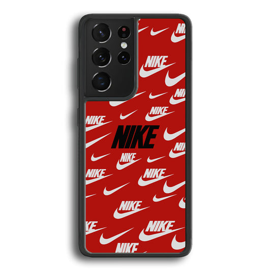 Nike Irregular Emblem Samsung Galaxy S21 Ultra Case-Xtracase