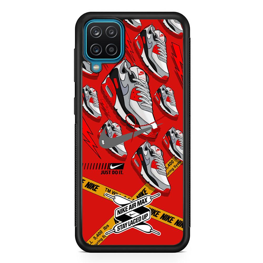 Nike Laced Up The Shoes Samsung Galaxy A12 Case-Xtracase