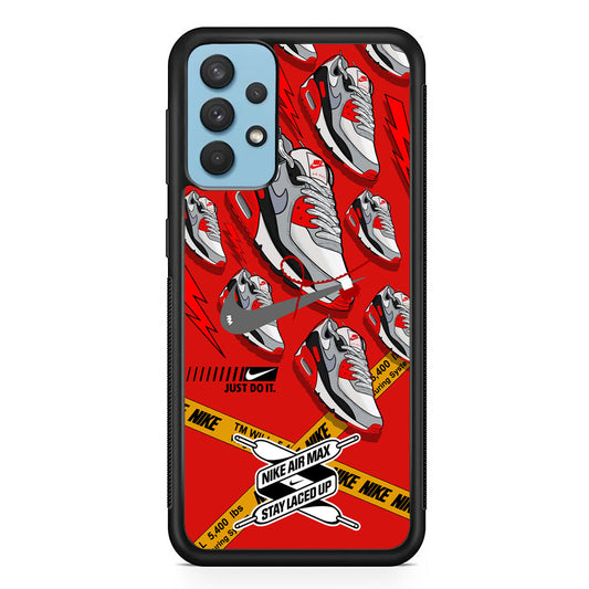 Nike Laced Up The Shoes Samsung Galaxy A32 Case-Xtracase
