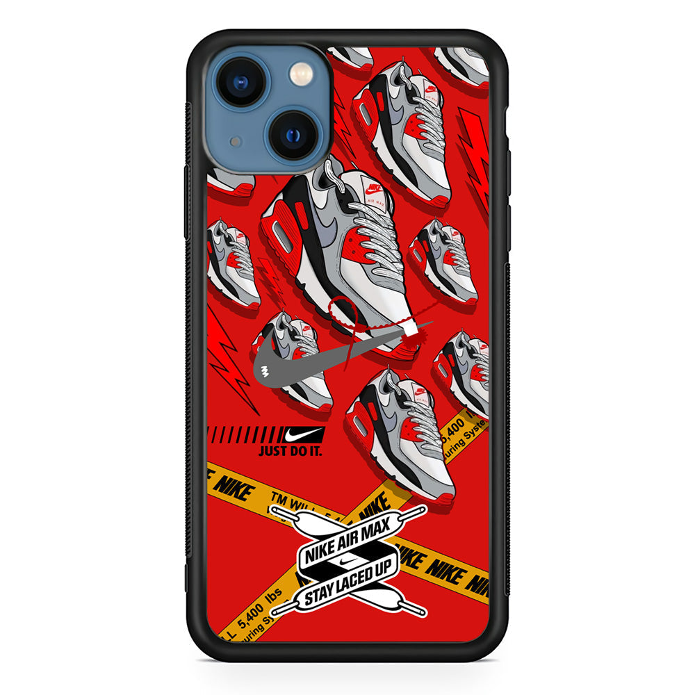 Nike Laced Up The Shoes iPhone 14 Plus Case-Xtracase