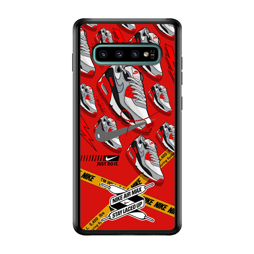 Nike Laced Up The Shoes Samsung Galaxy S10 Plus Case-Xtracase