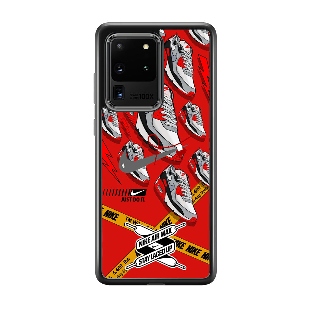 Nike Laced Up The Shoes Samsung Galaxy S20 Ultra Case-Xtracase