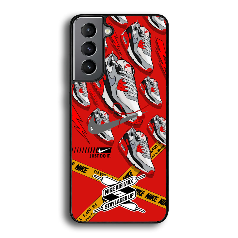 Nike Laced Up The Shoes Samsung Galaxy S21 Plus Case-Xtracase