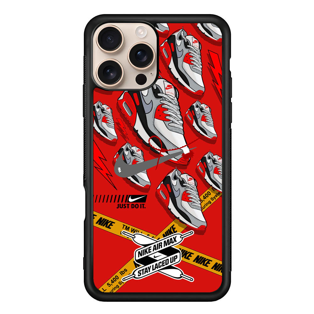 Nike Laced Up The Shoes iPhone 16 Pro Max Case - Xtracase